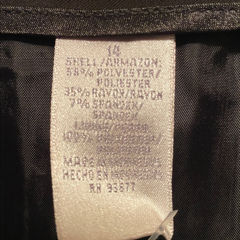 Worthington Classic Black Pencil Skirt…size 14 - Picture 5 of 5